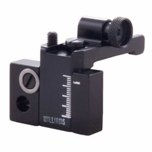 Williams aperture sight for firearms adjustment