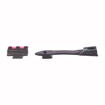 Gun sight adjustment tool with fiber optic sight