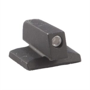 Black front sight for firearm