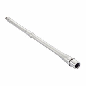 Stainless steel rifle barrel for firearms