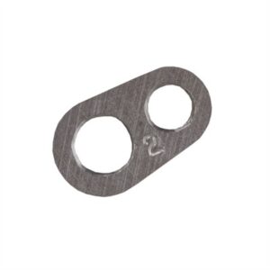 Metal bracket with two holes