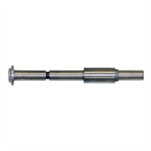 Metal guide rod for firearms, isolated view.