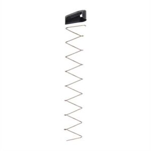 Extended magazine spring with follower for firearm.