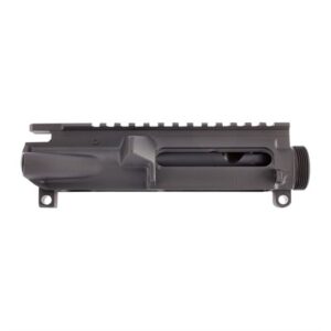 Black upper receiver for firearm
