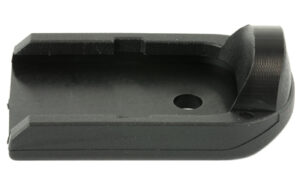 Black mounting bracket with raised curved end