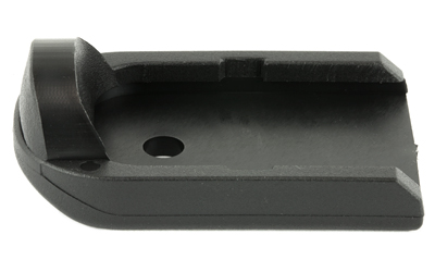 Black mounting bracket with curved support and hole