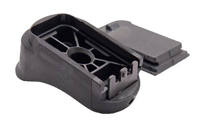Black plastic mechanical housing with detachable cover