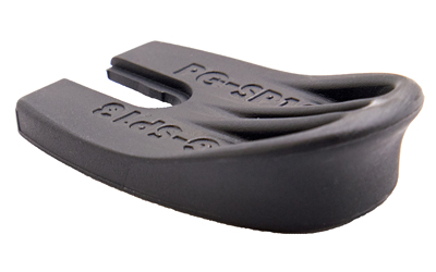 Black plastic wedge-shaped clamp device