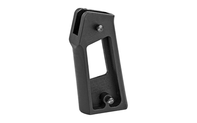 Black plastic replacement gripper part for machinery