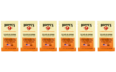 HOPPES LEAD BE GONE WIPE 6 COUNT