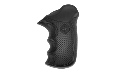 Black ergonomic pistol grip with textured design