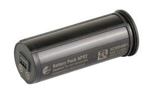 Cylindrical APS2 battery pack with connector port