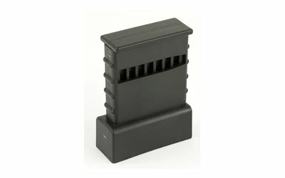 Black plastic automotive relay with slots