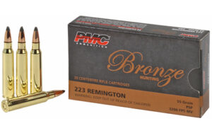 PMC Bronze .223 Remington rifle cartridges box