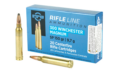 Box of 300 Winchester Magnum rifle ammunition