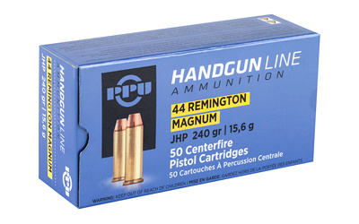 PPU Handgun Ammunition .44 Mag 240 gr HP 1541 fps 50/ct - Image 2