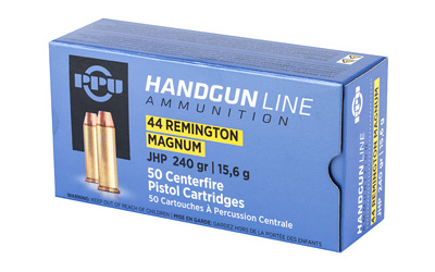 PPU Handgun Ammunition .44 Mag 240 gr HP 1541 fps 50/ct - Image 3