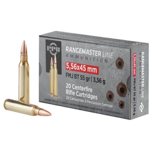 PPU Range Master 5.56 NATO 55gr RM FMJ (Polytech)
