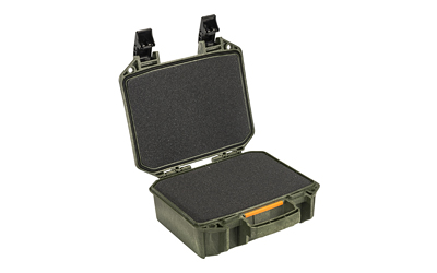 Open rugged protective case with foam interior