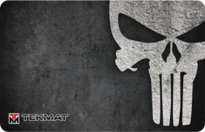 TEKMAT ARMORERS BENCH MAT - 11"X17" PUNISHER BLACK