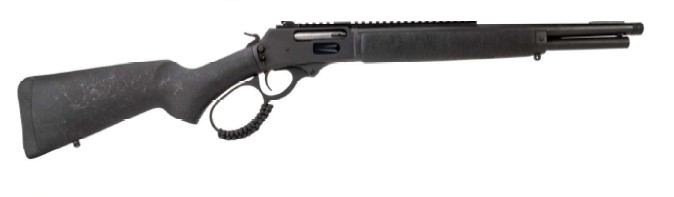 Rossi R95 Trapper Triple Black Lever Action Rifle .357 Mag/.38 Spl 8rd Capacity 16.5" Threaded Barrel Black Wood Stock