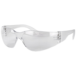 Clear protective safety glasses