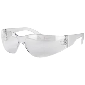 Clear protective safety glasses