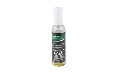 Clear bottle of beard grooming oil with white cap