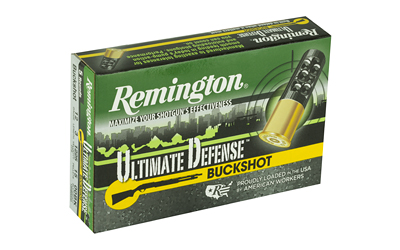 Remington Ultimate Defense Shotshells 12ga 3" #00 1225 fps 5/ct - Image 2