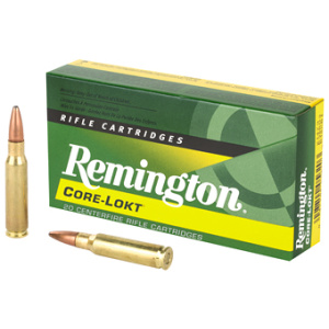 Remington Core-Lokt Rifle Ammunition .308 Win 180 gr PSP 2620 fps 20/ct