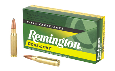 Remington Core-Lokt Rifle Ammunition .308 Win 180 gr PSP 2620 fps 20/ct