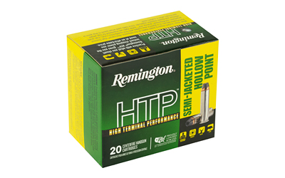 Remington HTP semi-jacketed hollow point ammunition box