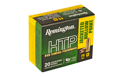 Remington HTP jacketed hollow point ammo box