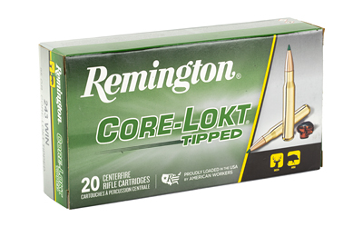 Remington Core-Lokt Tipped rifle ammunition box