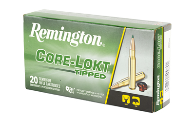 Remington Core-Lokt Tipped rifle ammunition box