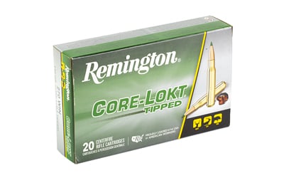 Remington Core-Lokt Tipped rifle ammunition box