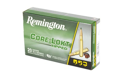 Remington Core-Lokt Tipped rifle ammunition box