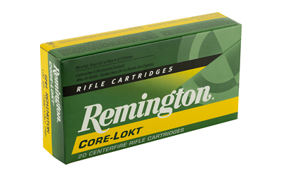 Remington Core-Lokt rifle cartridges box