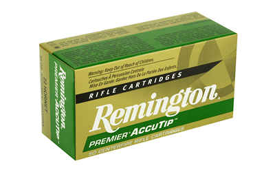 Remington Premier AccuTip rifle cartridges box