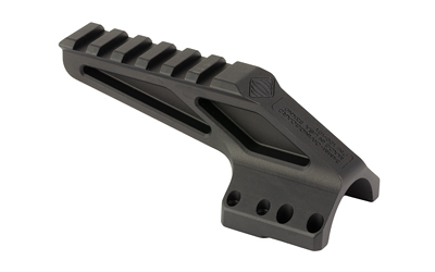 Black aluminum Picatinny rail scope mount