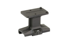 Black tactical rifle scope mount