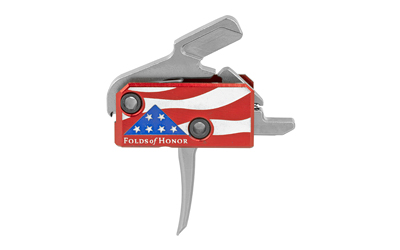 American flag themed rifle trigger assembly