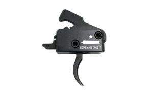 AR trigger marked 'Come and Take It'