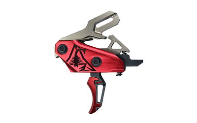 RISE TRIGGER REV 535 SLIDE AND - SNAP BUILT IN PINS BLACK RED - Image 2