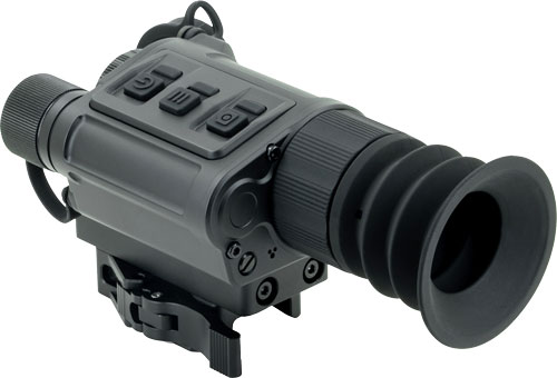 Thermal night vision monocular on white background