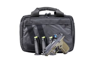 Rost Martin RM1C Handgun Bundle 9mm Luger 10rd (4) Magazines 4" Barrel OD Green Viridian Red Dot Pistol Case