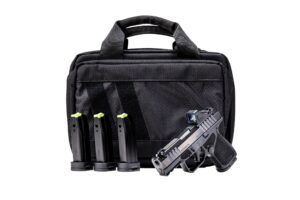 Rost Martin RM1S Comp Handgun Bundle 9mm Luger 10rd Magazines(4) 4" Barrel Black Viridian Red Dot Pistol Ca Compliant