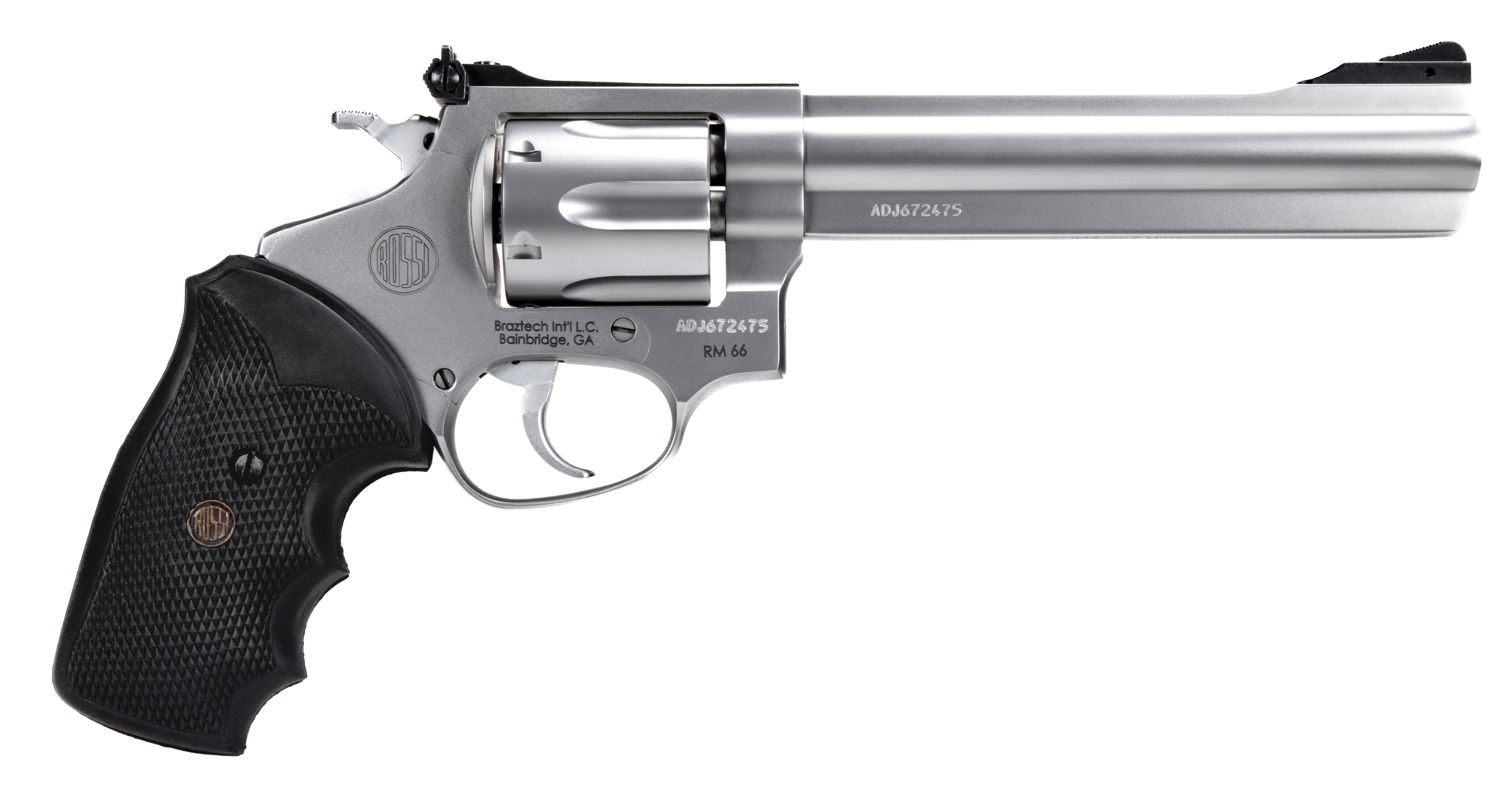 ROSSI RM66 357MAG 6" - STAINLESS 6-SHOT RUBBER