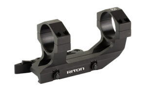 Black Riton cantilever rifle scope mount