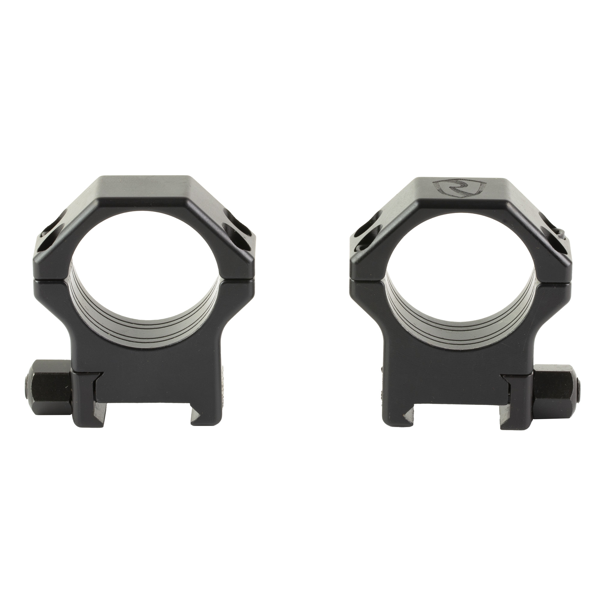 Pair of black scope rings